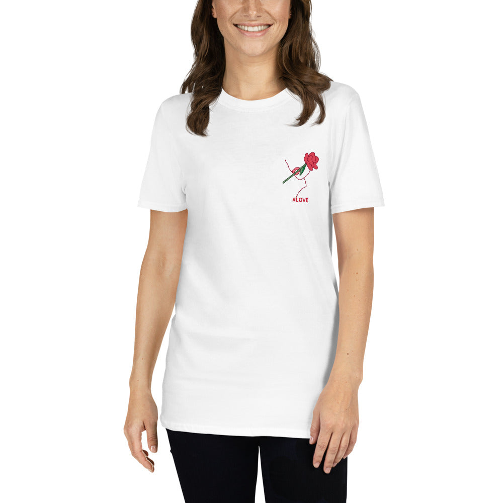 Rose Bud unisex T-shirt Lips